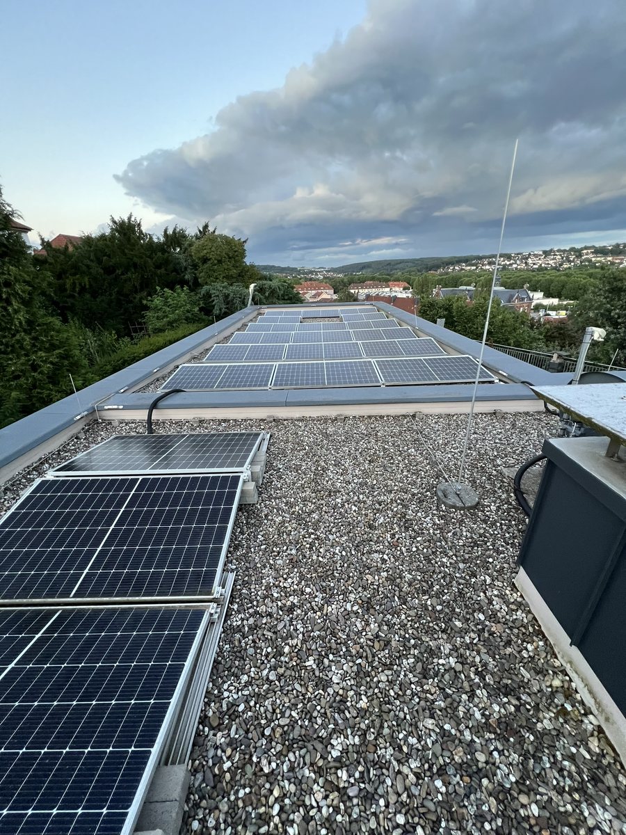 Photovoltaikanlage auf dem Dach