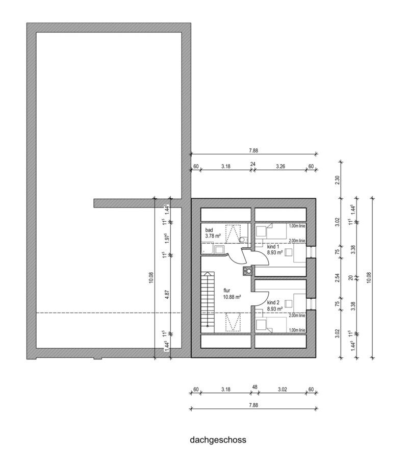 Grundriss Dachgeschoss